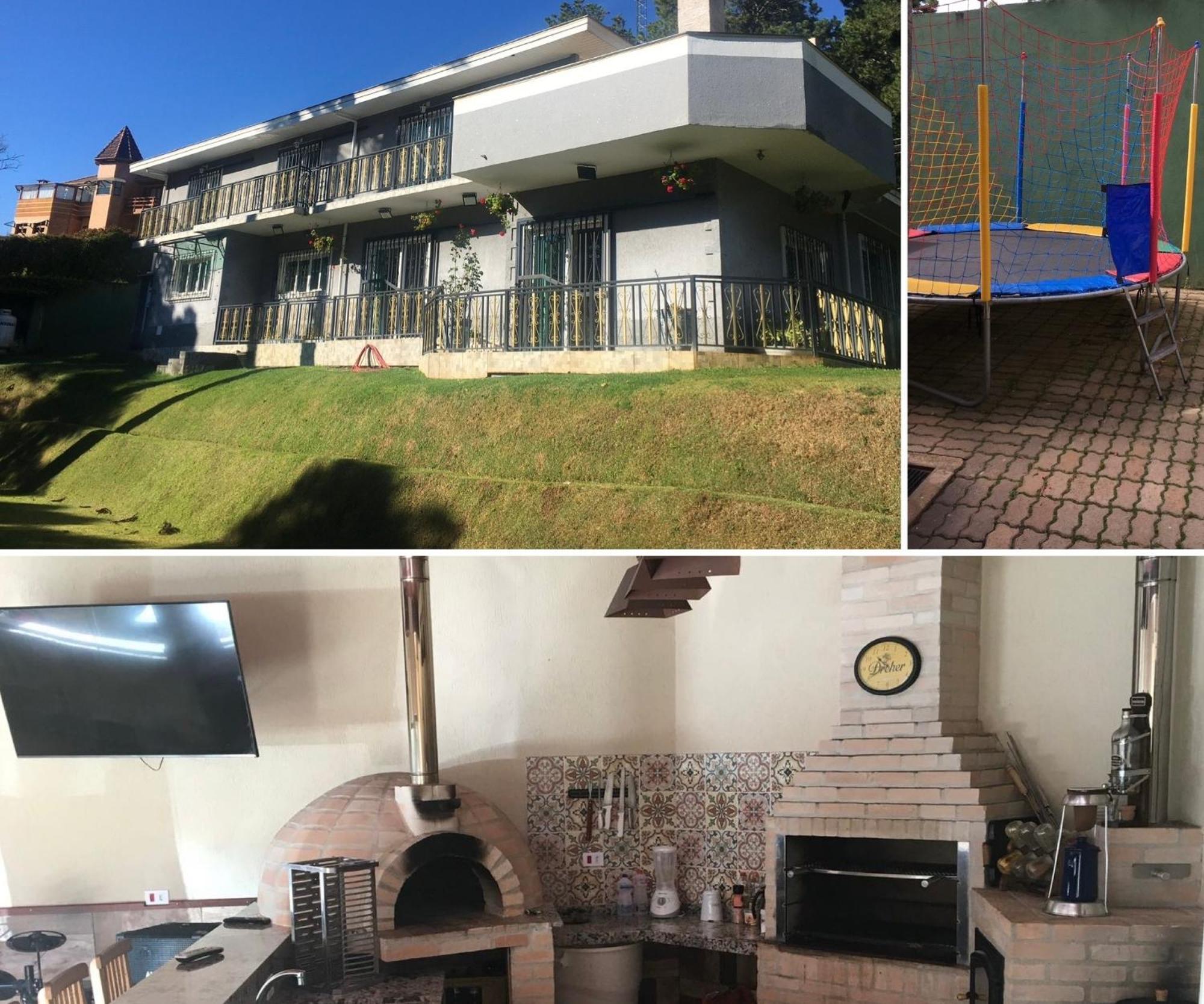 Excelente Casa, Bairro Nobre Em Campos Do Jordao Villa Bagian luar foto